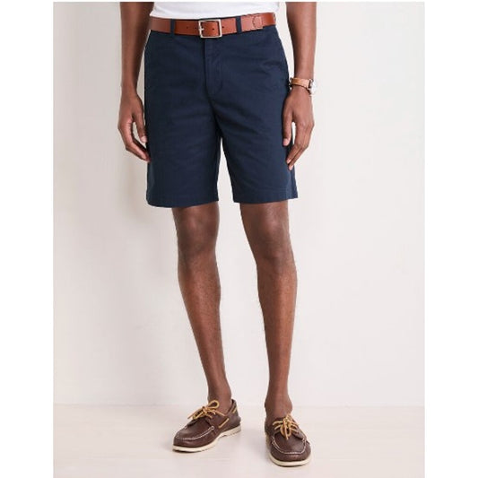 VINEYARD VINES Men's 9" Breaker Shorts Size 36 Navy Blue Chinos Flat Front NWT