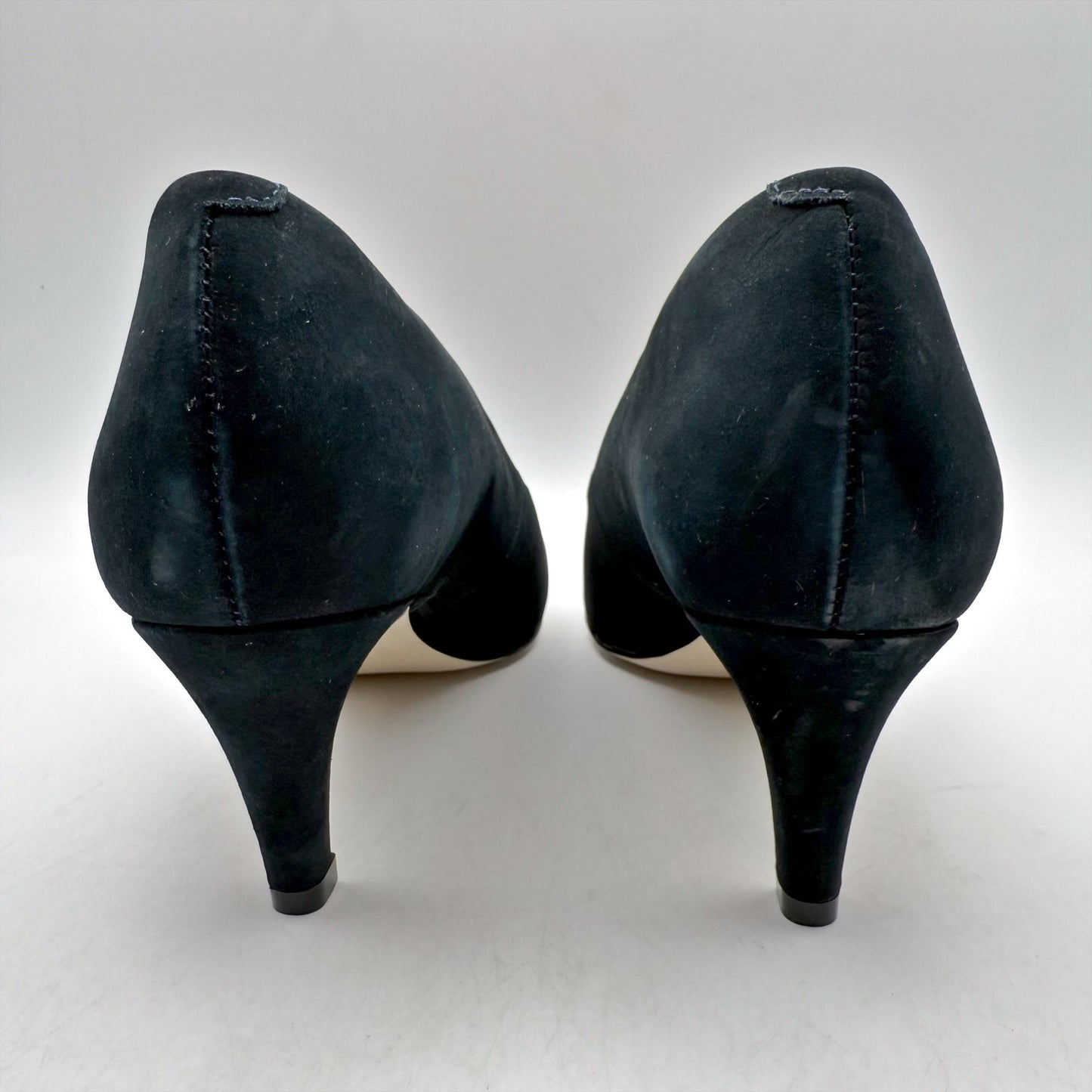 Marc Joseph Womens Trinity PL Pump US 9.5 EU 40.5 Navy Blue Suede NIB