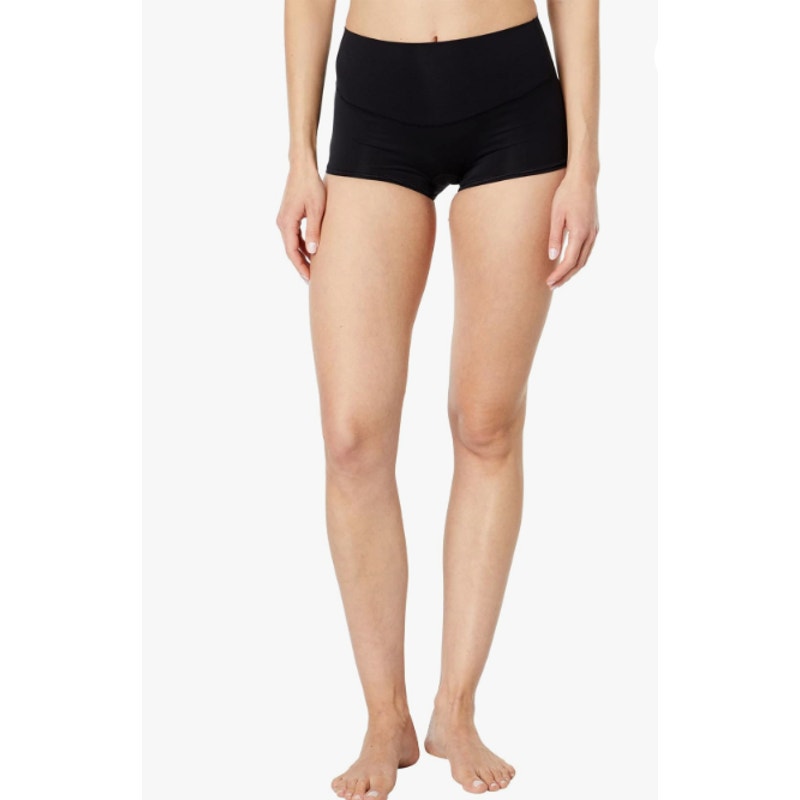 SPANX Women's Shaping Cotton Control Boy Short XL Very Black 40051R NWT