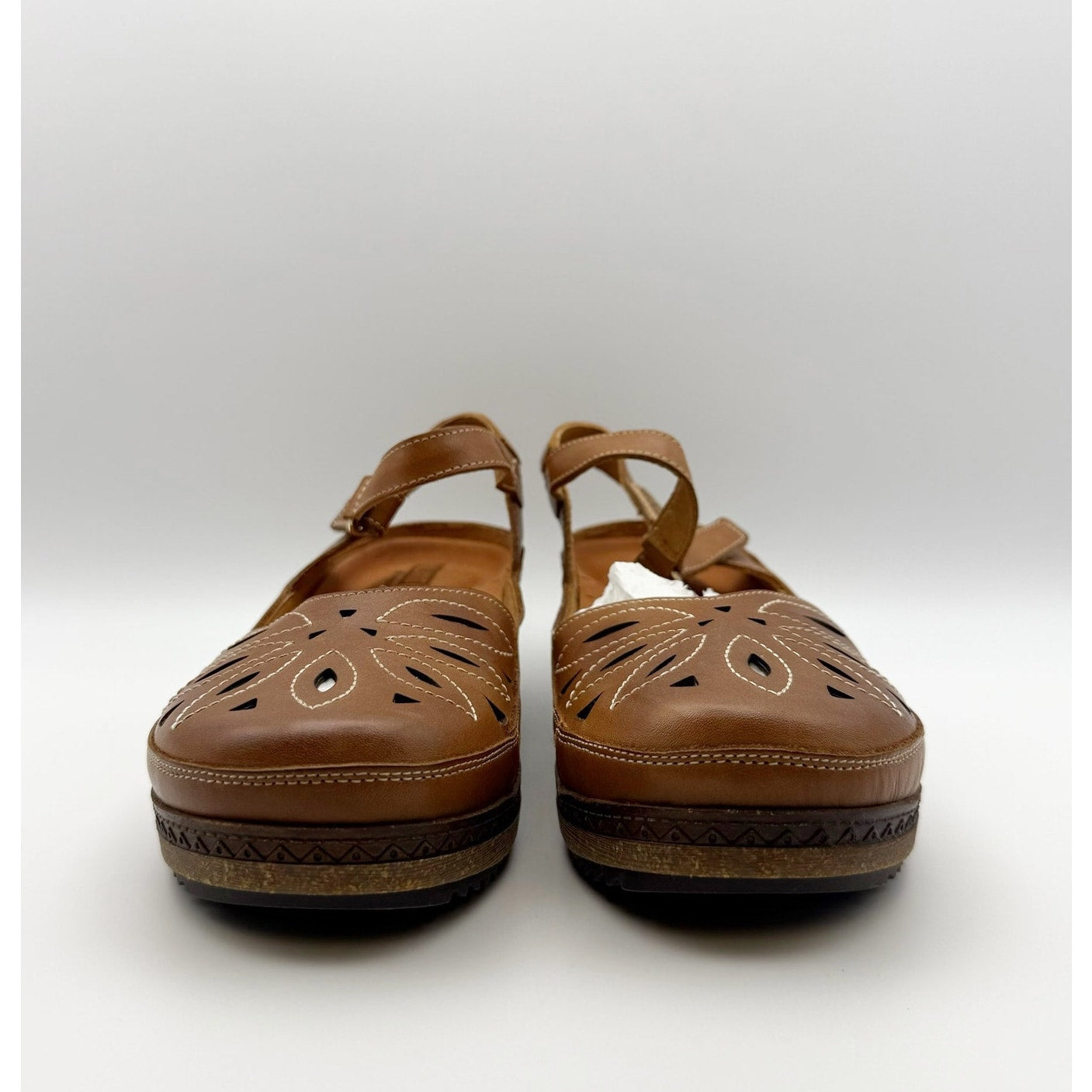 PIKOLINOS Womens Granada W0W-1985 Sandals EU 37 US 6.5-7 Brown Leather NIB