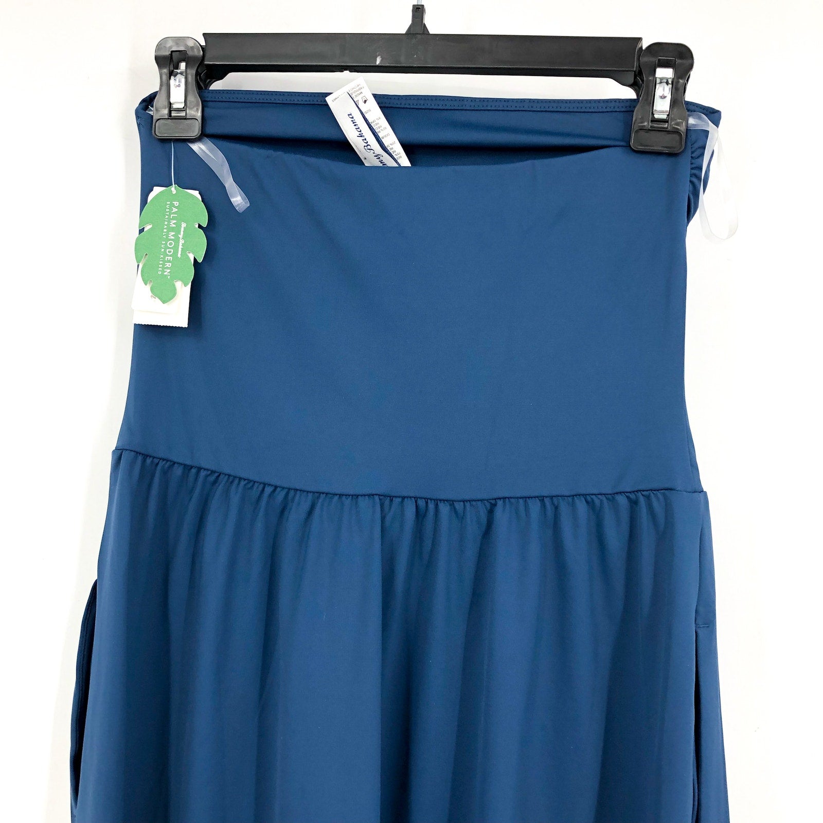TOMMY BAHAMA Women's Bandeau Dress XS Blue Midnight Sea Strapless NWT
