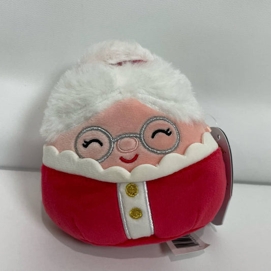 Squishmallows Nicolette 4" Mrs Claus Stuffed Animal Plush KellyToy NWT