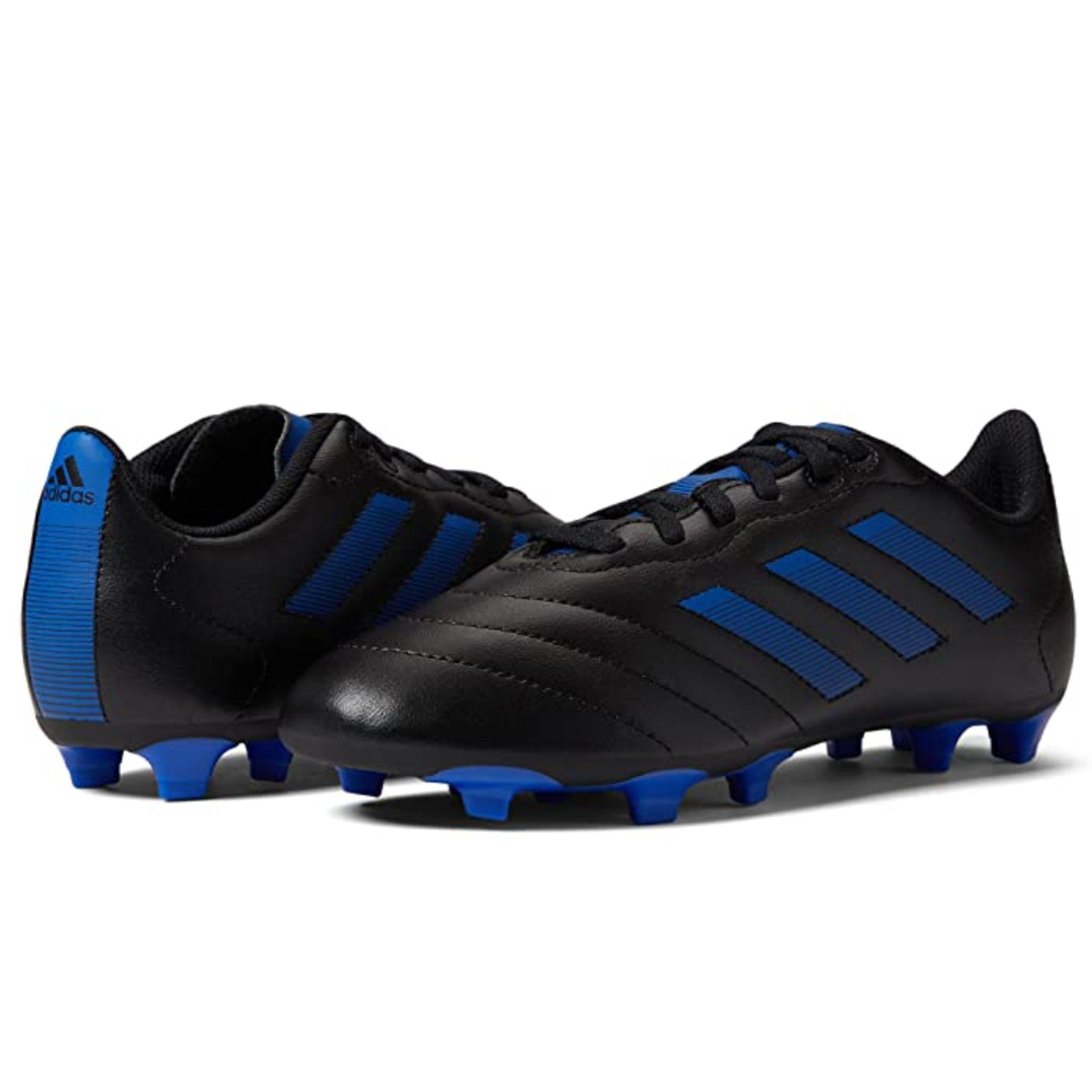Adidas Youth Goletto VIII Firm Ground Soccer Cleats Size 5 Black Blue NWOB