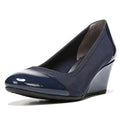 LifeStride Womens Juliana Wedge Pumps Size 8.5 Narrow EU 39 Navy Blue NIB