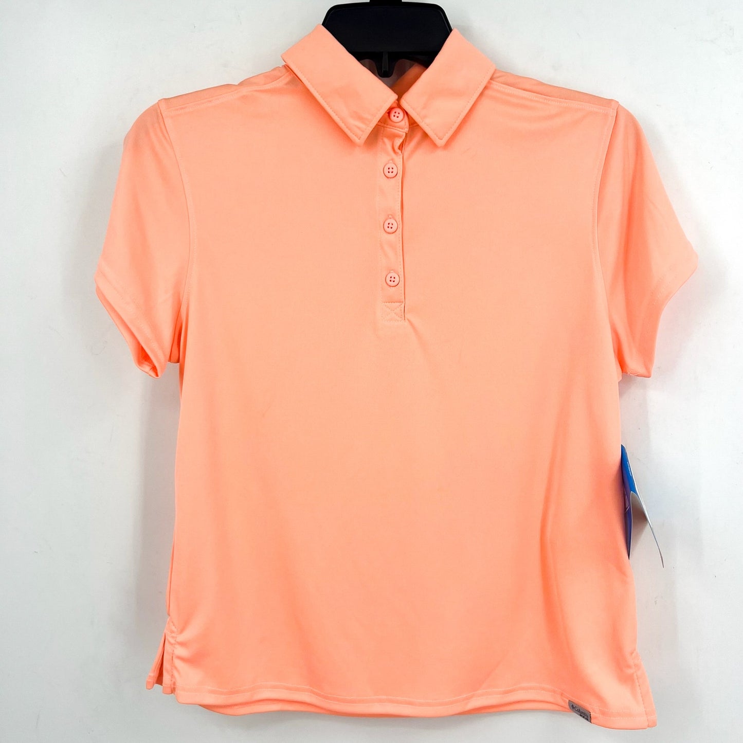 COLUMBIA Women's PFG Tidal Tee Polo Shirt Small Tiki Pink Short Sleeve NWT