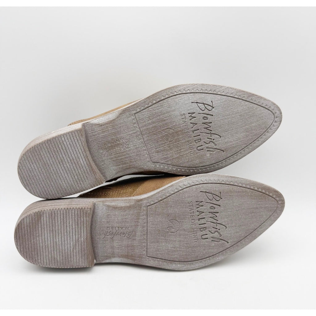 Blowfish Malibu Womens Hazel Mules Size 7 M EU 37.5 Brown Vegan Leather NIB