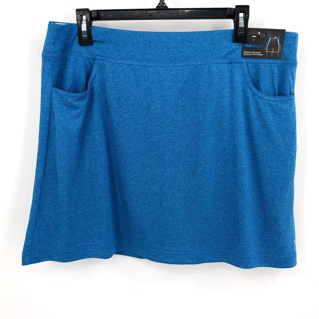 CALLAWAY Women's Opti Dri TrueSculpt Golf Skort XL Baleine Blue Heather NWT