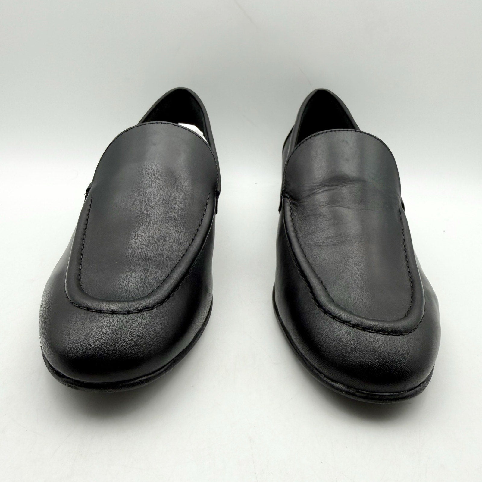 Marc Joseph New York Womens Madison Ave Loafers US 9 M Black Leather NWOB