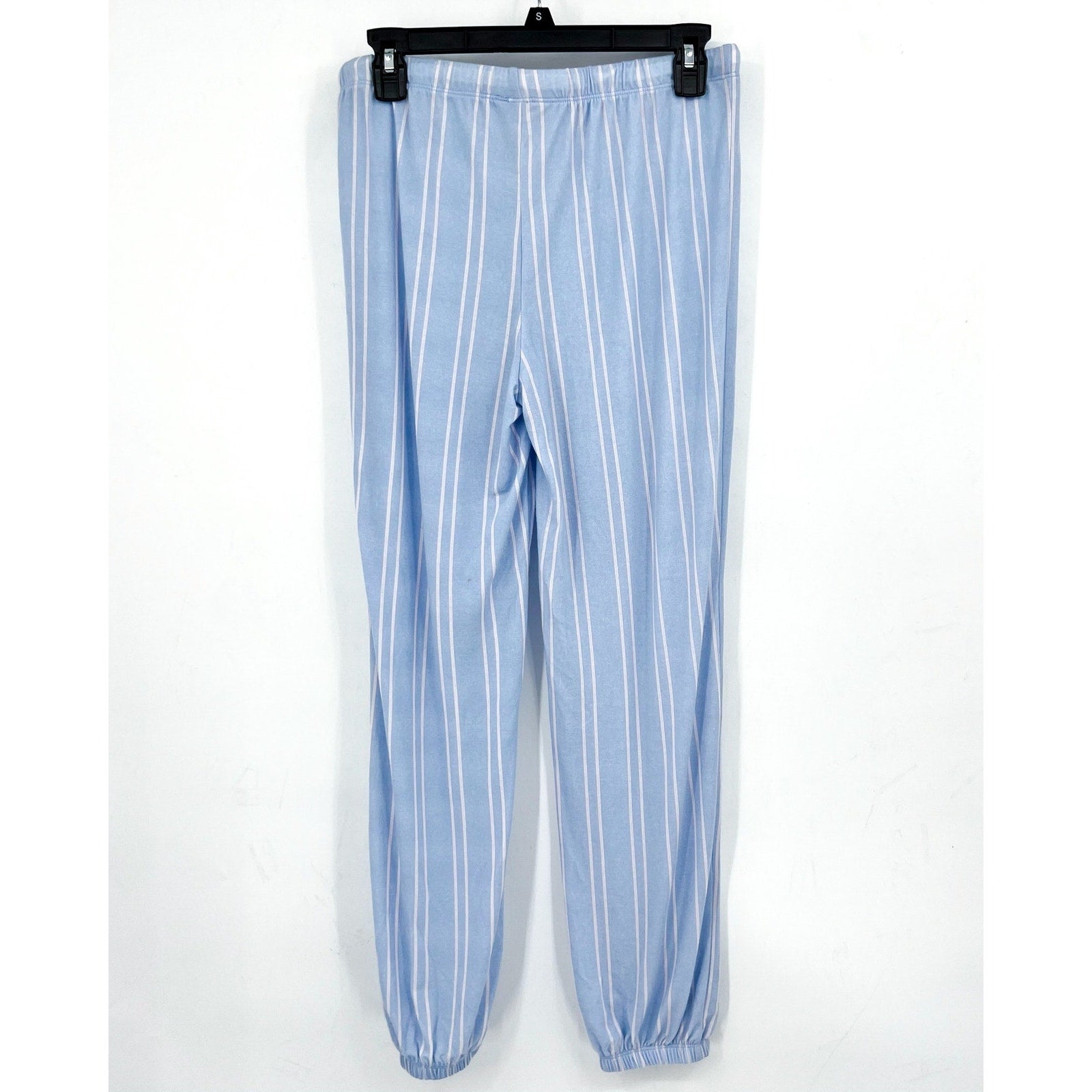 HONEYDEW Star Seeker Brushed Jersey Pajama Set Small Blue Moonstruck Stripe NWT