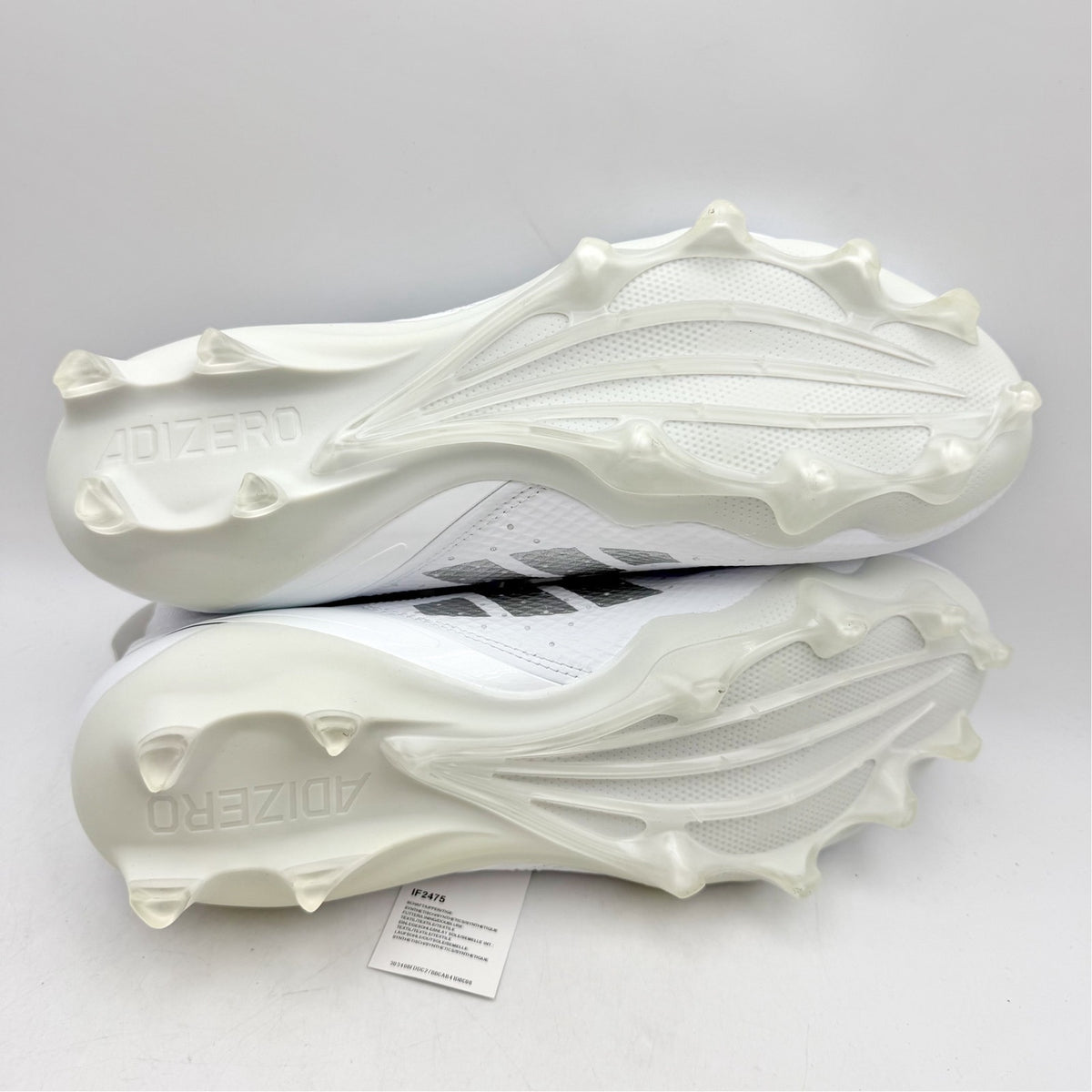 Adidas Mens Adizero Impact Football Cleats Size 8 White Athletic IF2475 NWOB