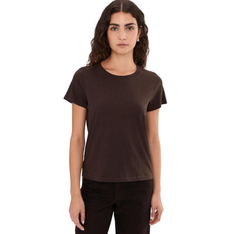MADEWELL Women's Northside Vintage Tee XXS Brown Short Sleeve J8526 NWT