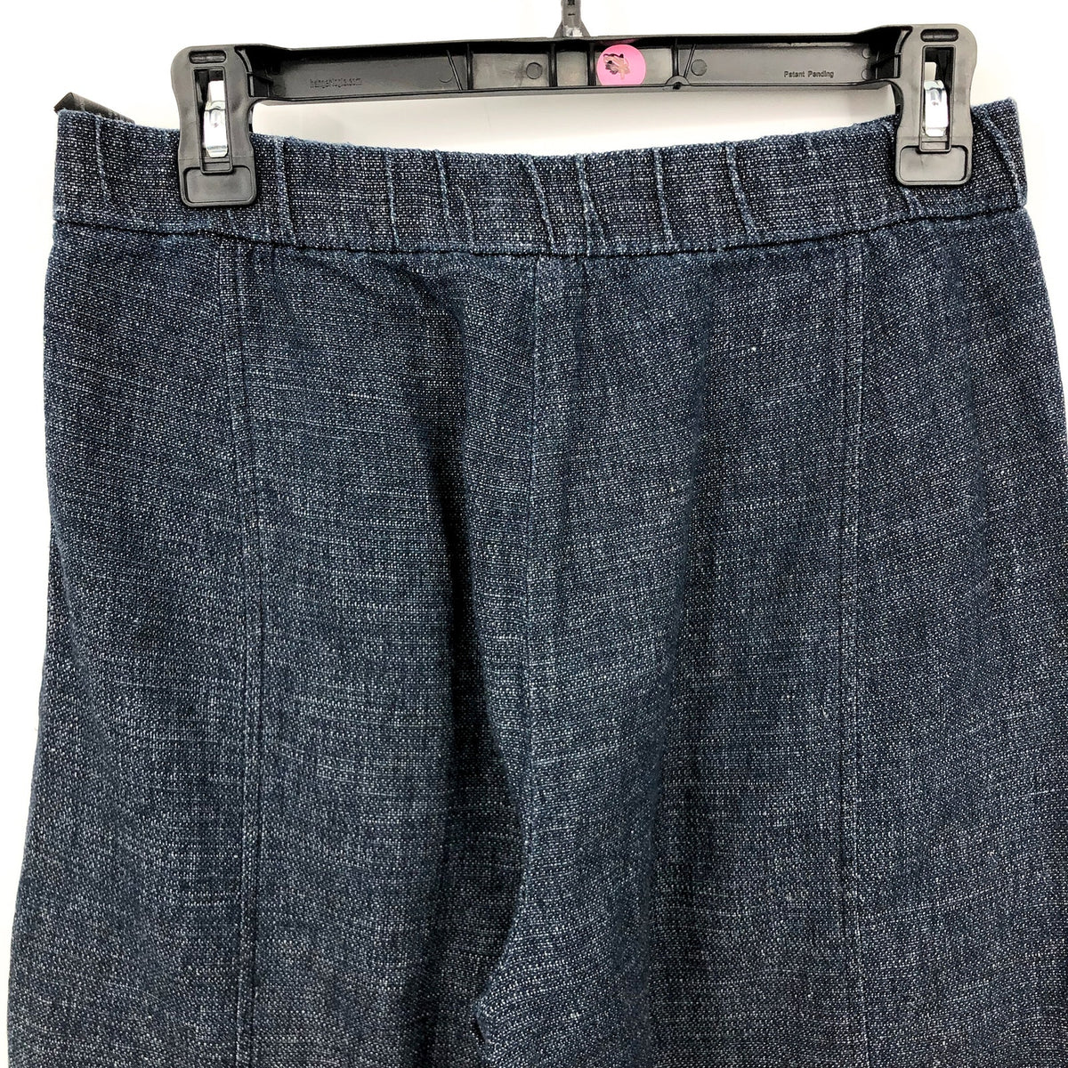 EILEEN FISHER Women's Tweedy Hemp Cotton Wide-Leg Pant Large PETITE Denim NWT