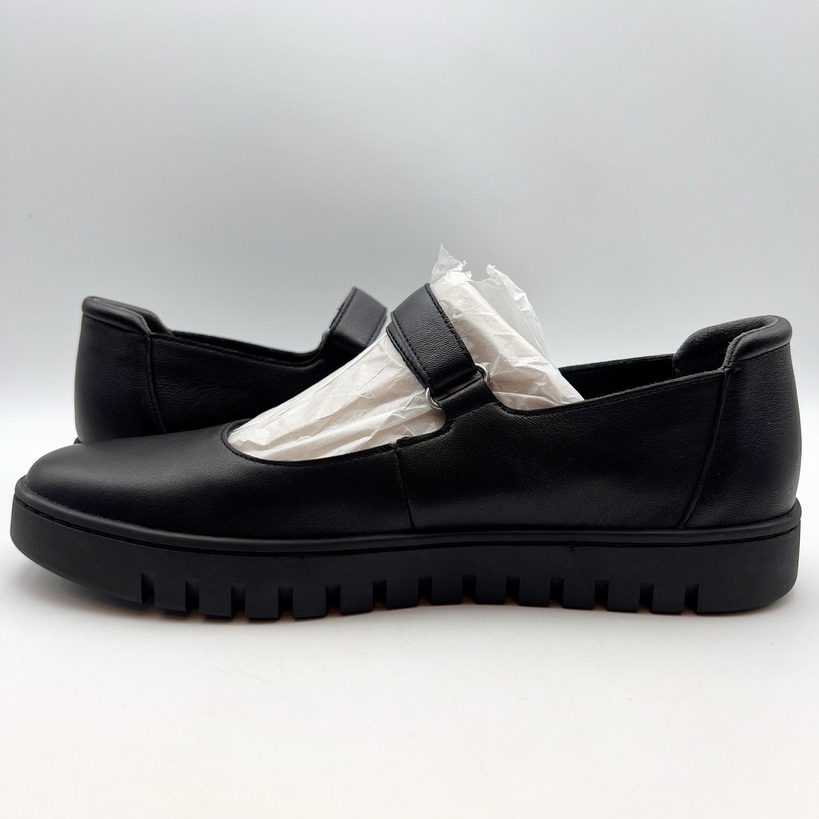Vionic Womens Uptown Mary Jane Shoes Size 9 EU 40 Black Leather NIB
