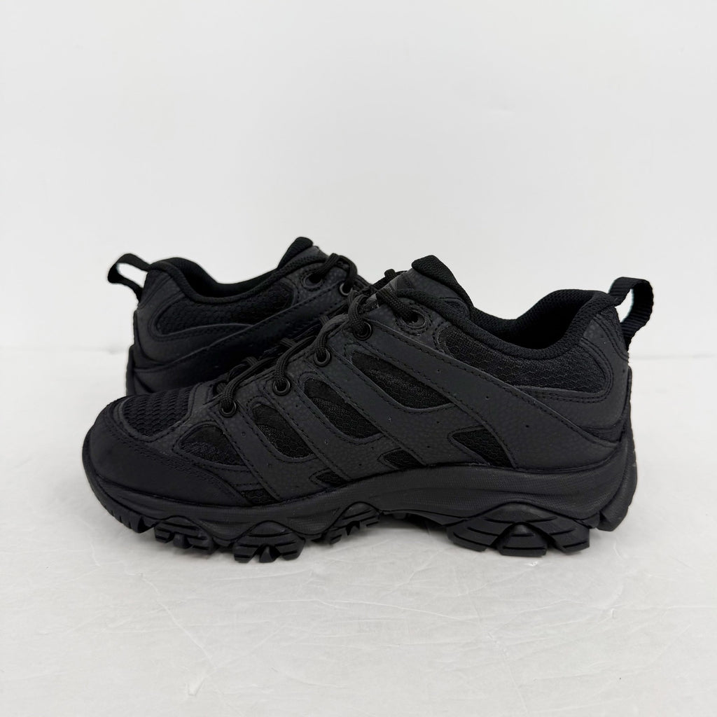 Merrell Moab 3 Tactical Work Sneakers Mens 4 Womens 5.5 wide Black Leather NIB