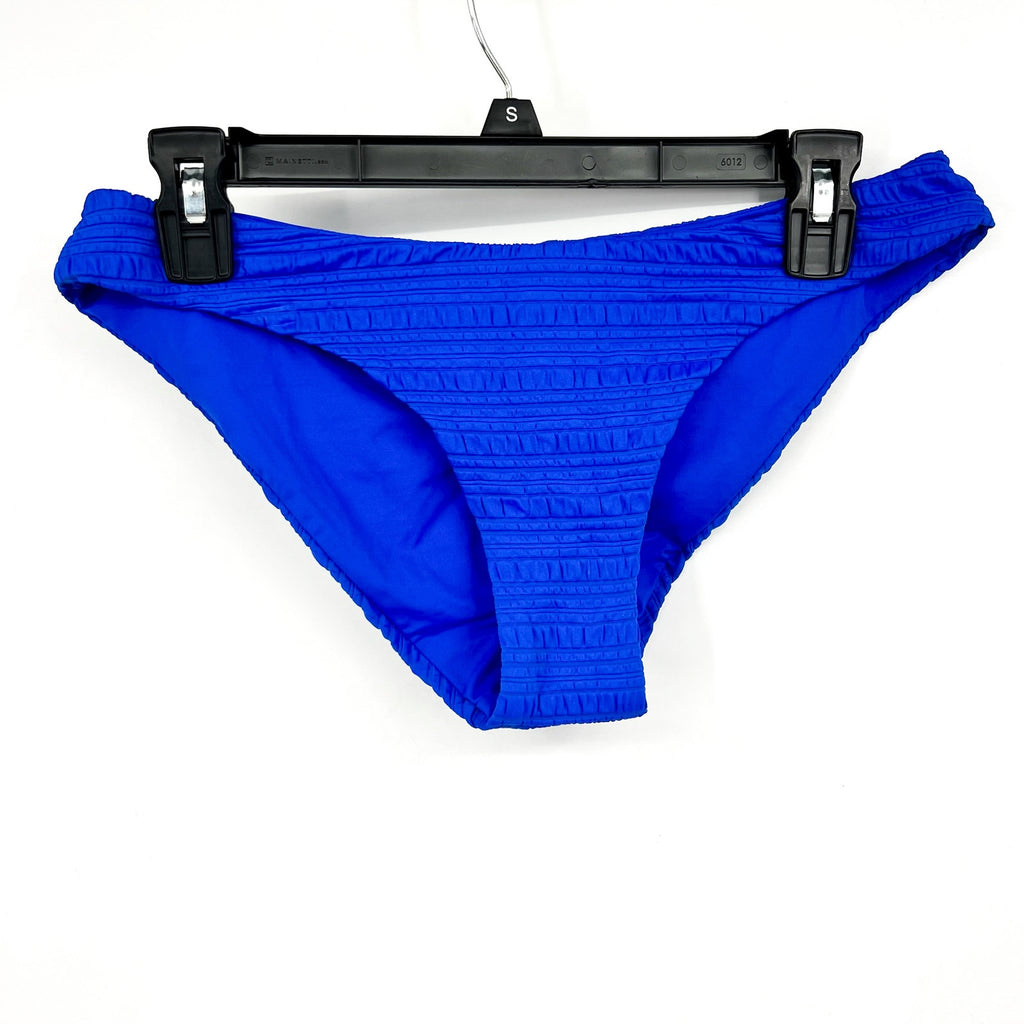 BECCA Women's Coast Adela Hipster Bikini Bottom Small Blue UltraMarine NWT
