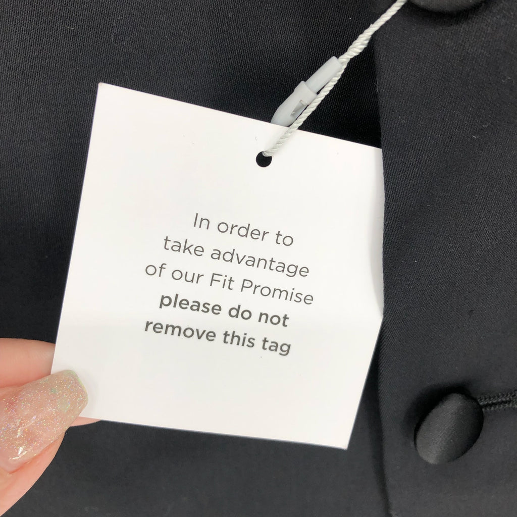 INDOCHINO Men Newbury Tuxedo Jacket 46R Black Satin Trim Shawl Lapel Blazer NWOT