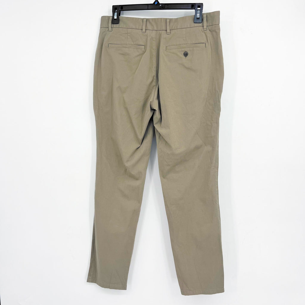 EVERLANE Mens The Performance Chino Pants 31x30 Khaki Uniform Slim Fit NWT