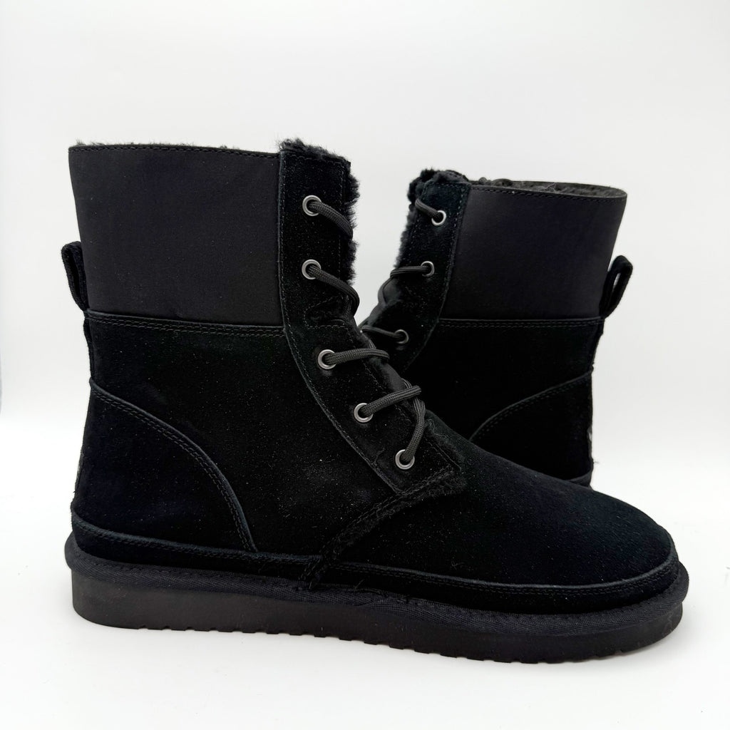 Koolaburra by UGG Womens Advay Tall Boot US 12 EU 43 Black Suede NWOB