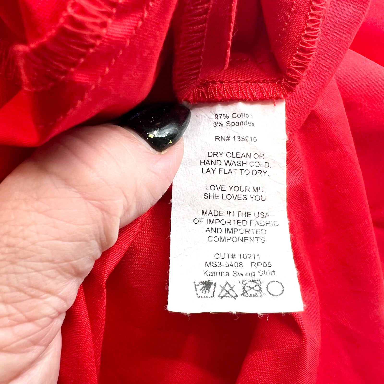 SHOW ME YOUR MUMU Kaden Crop Top & Katrina Swing Skirt Set Large Red NWT
