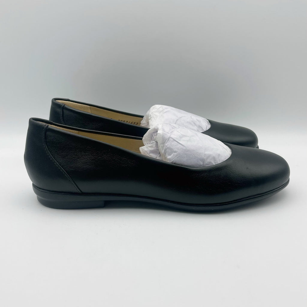 SAS Womens Scenic Ballet Flat US 9 Slim EU 39.5 Black Leather NIB