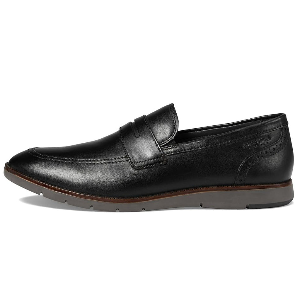 Josef Seibel Mens Tyler 10 Penny Loafers EU 41 US 8 Black Leather NWOB