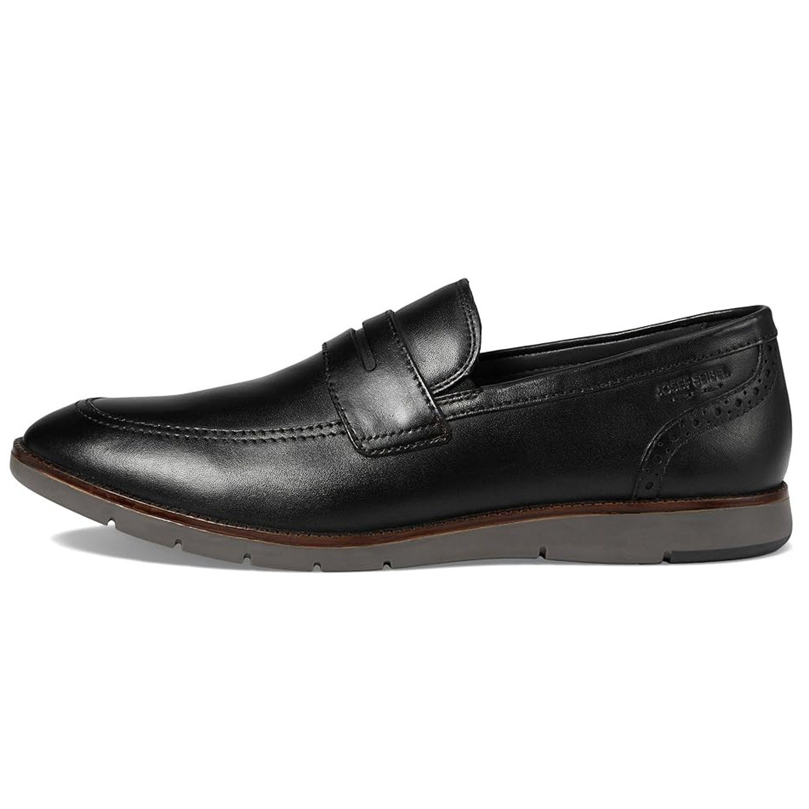 Josef Seibel Mens Tyler 10 Penny Loafers EU 41 US 8 Black Leather NWOB