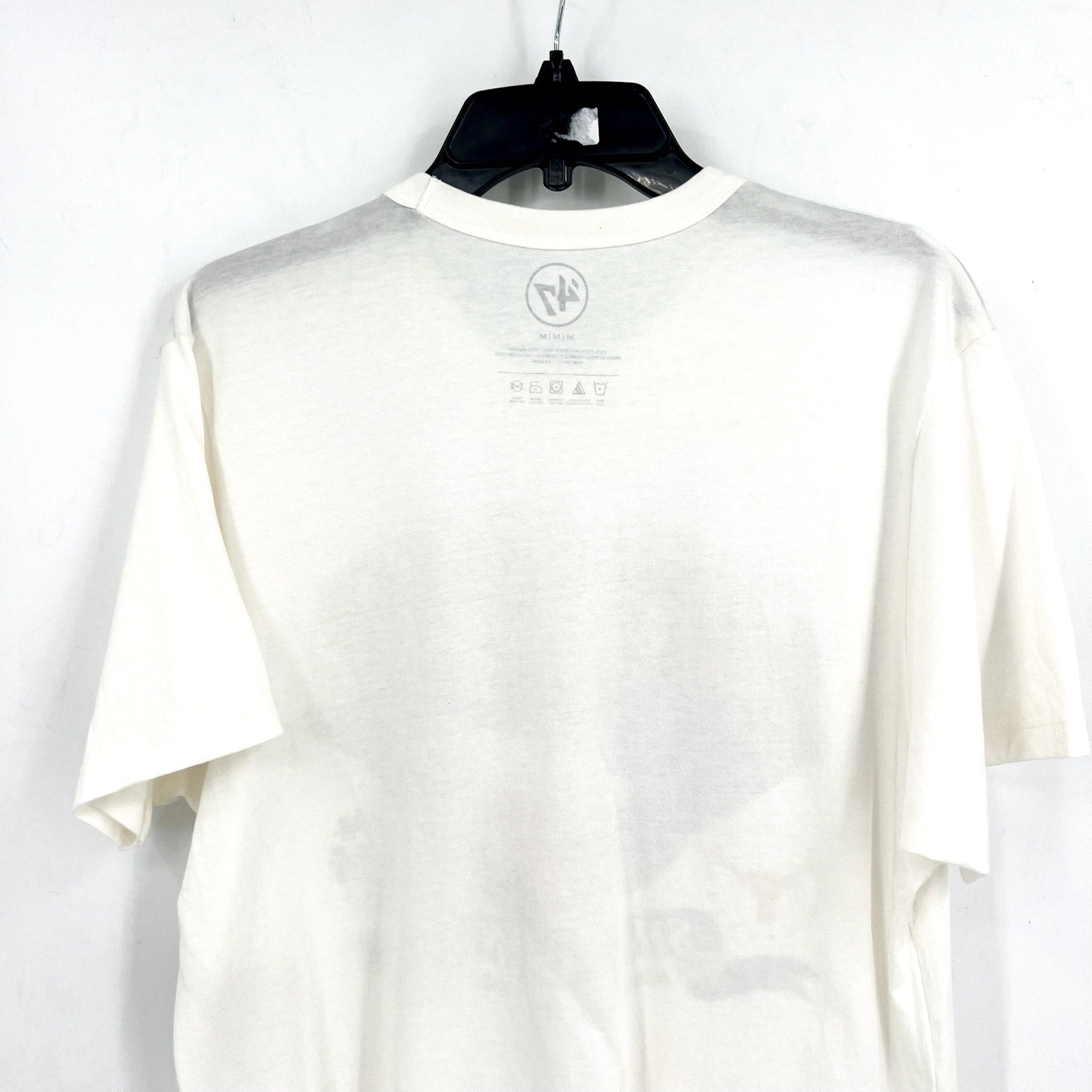 47 BRAND Mens Lone Star Showdown Football SS Fashion T Shirt Medium White NWT