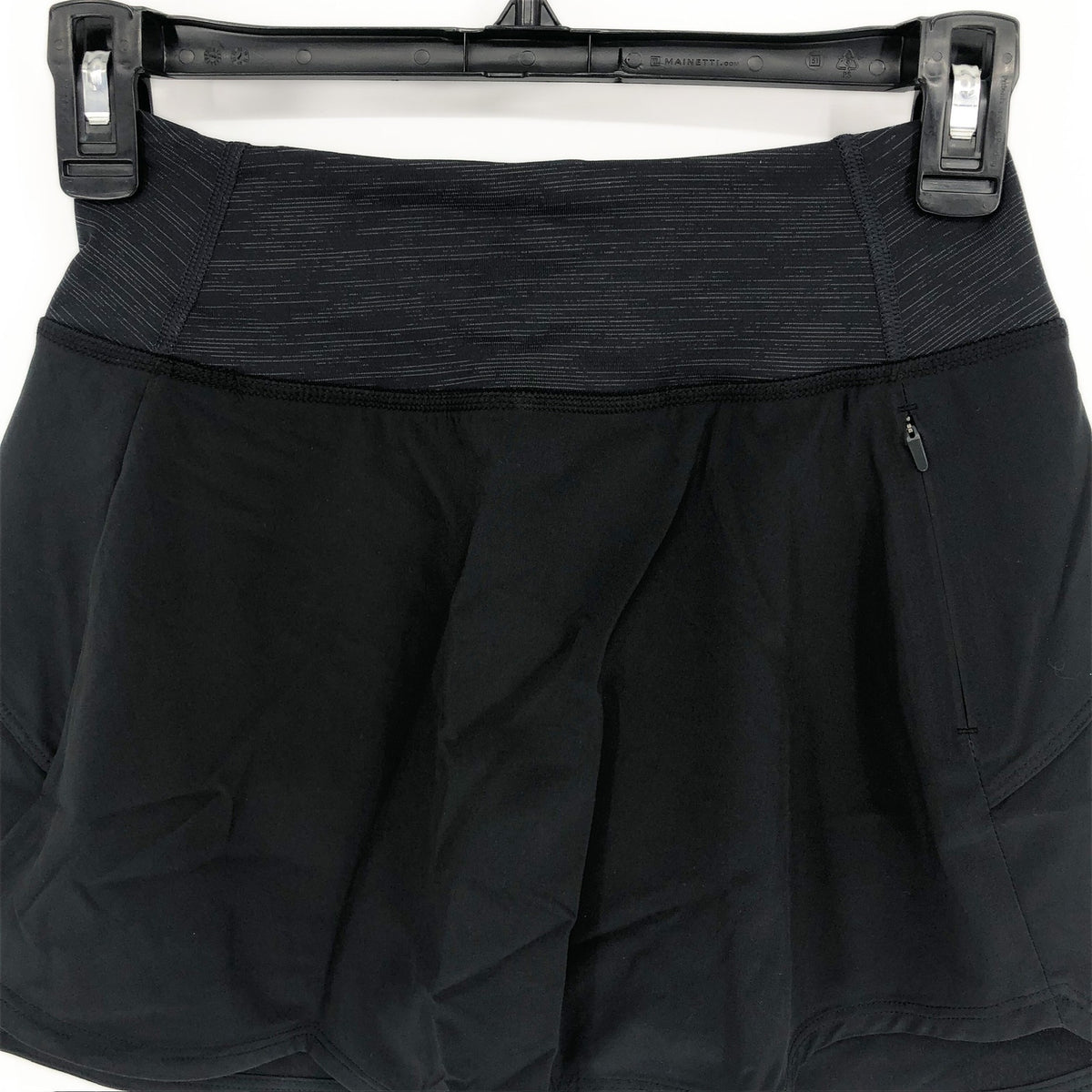 OUTDOOR VOICES Women's Hudson 4" Skort XXS Black Built-in Brief Liner NWT