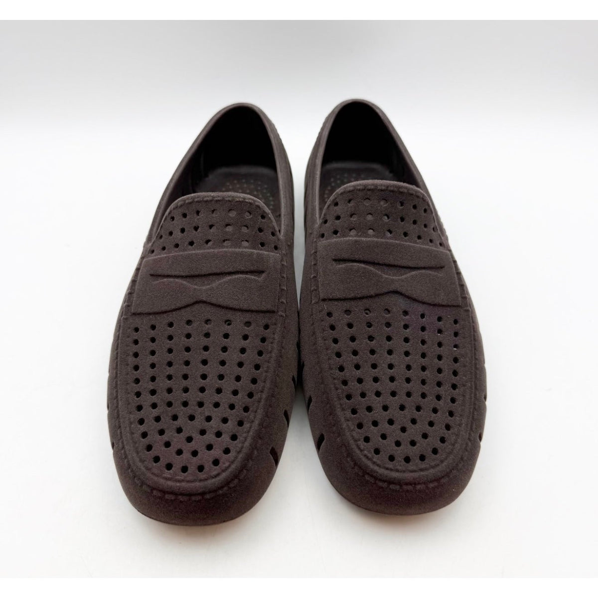 Floafers Mens Country Club Loafers Size 8 Brown Waterproof Suede NWOB
