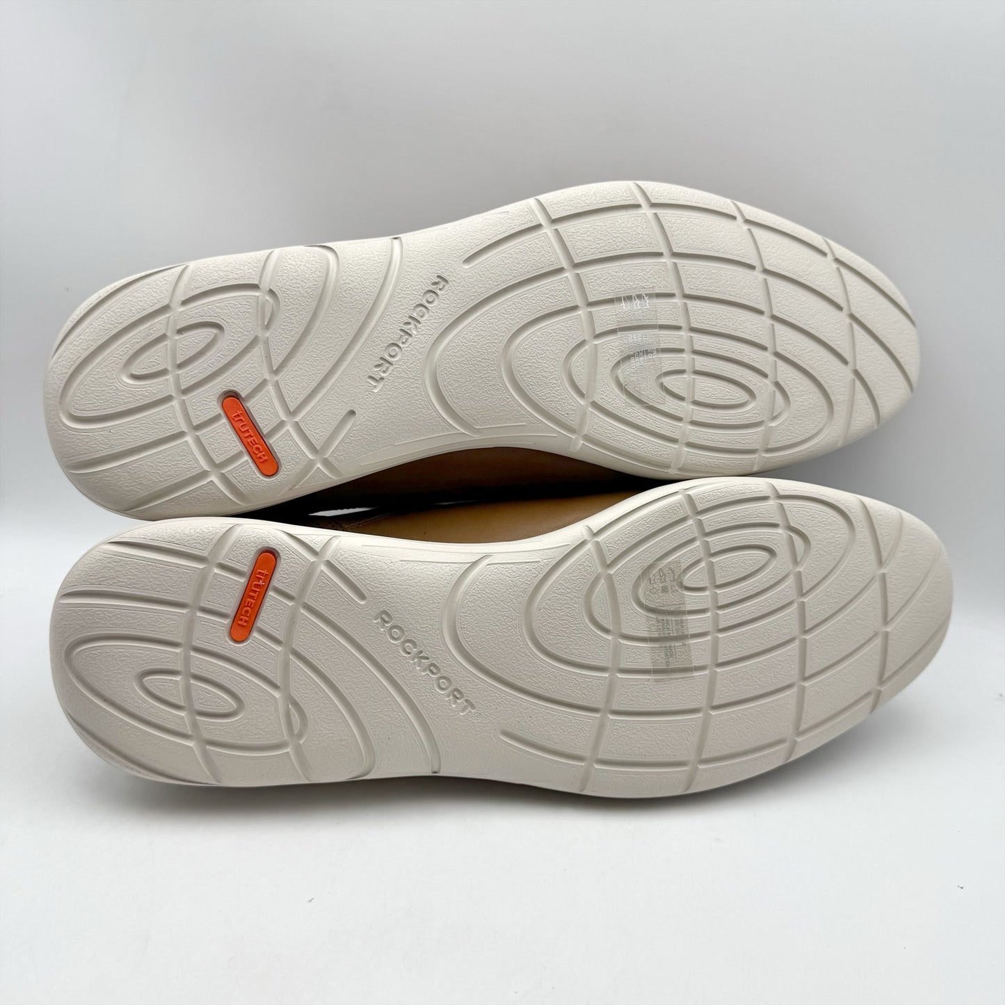 Rockport Mens Garett Oxford Shoes US 14 Wide EU 49 Brown Leather NWOB