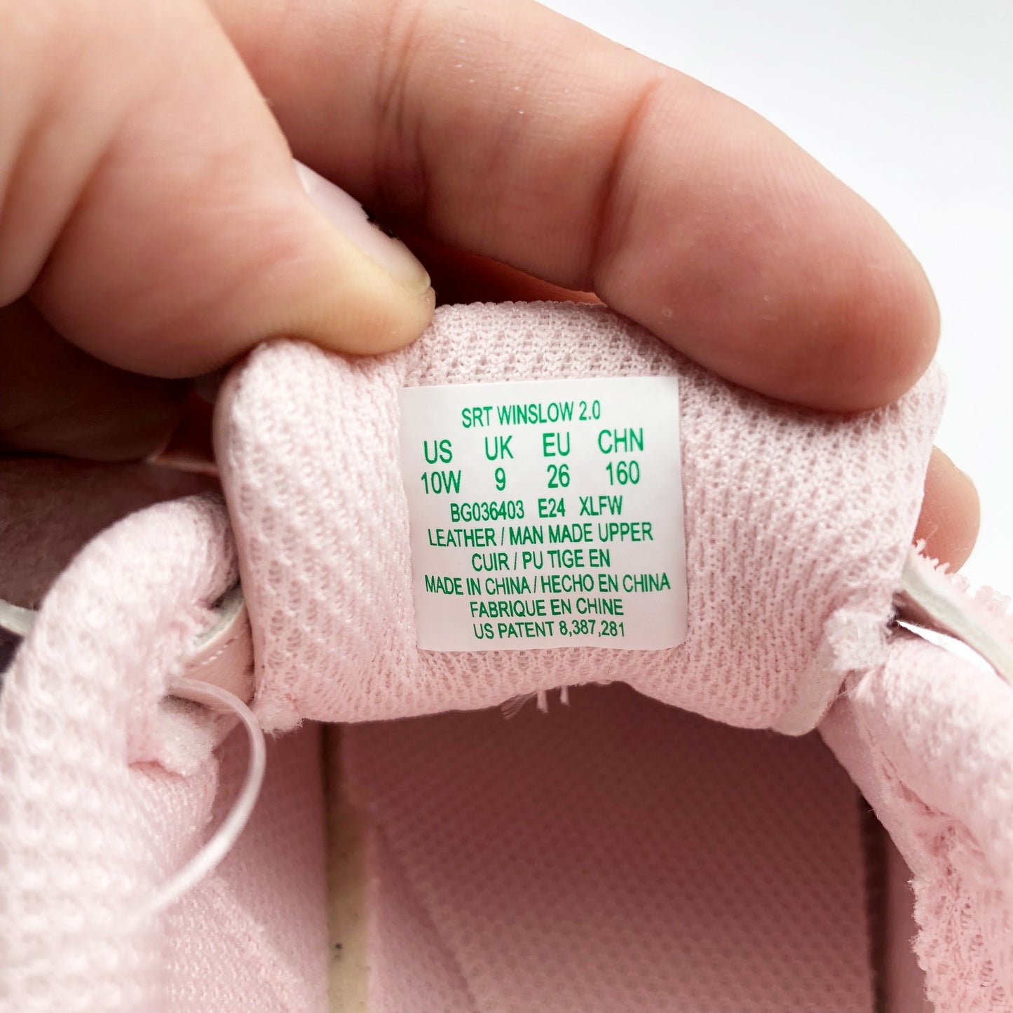 Stride Rite Girls SRT Winslow 2.0 Sneaker Pink Blush Size 10 Wide