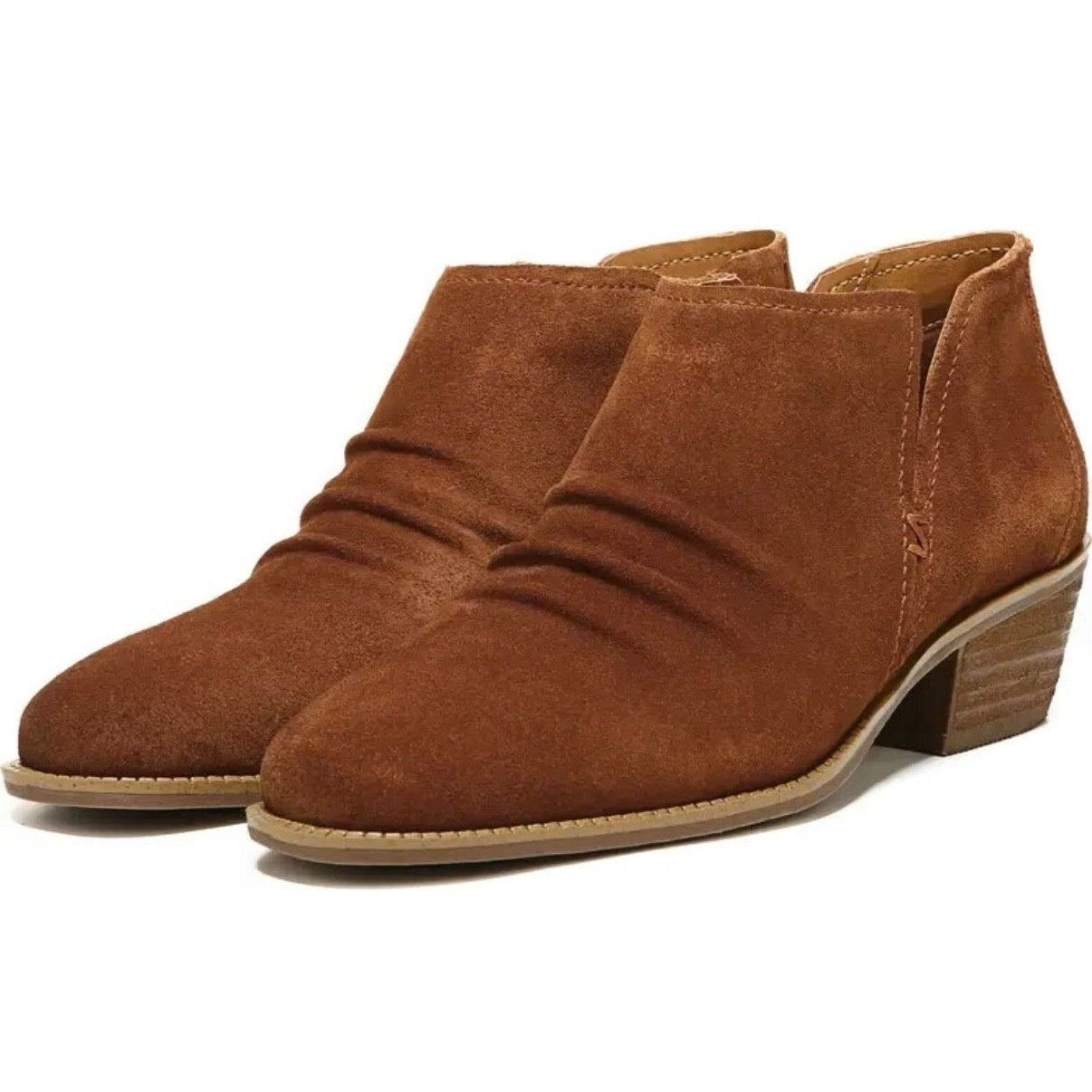 Zodiac Womens Hope Ankle Booties US 6 Brown Suede NWOB