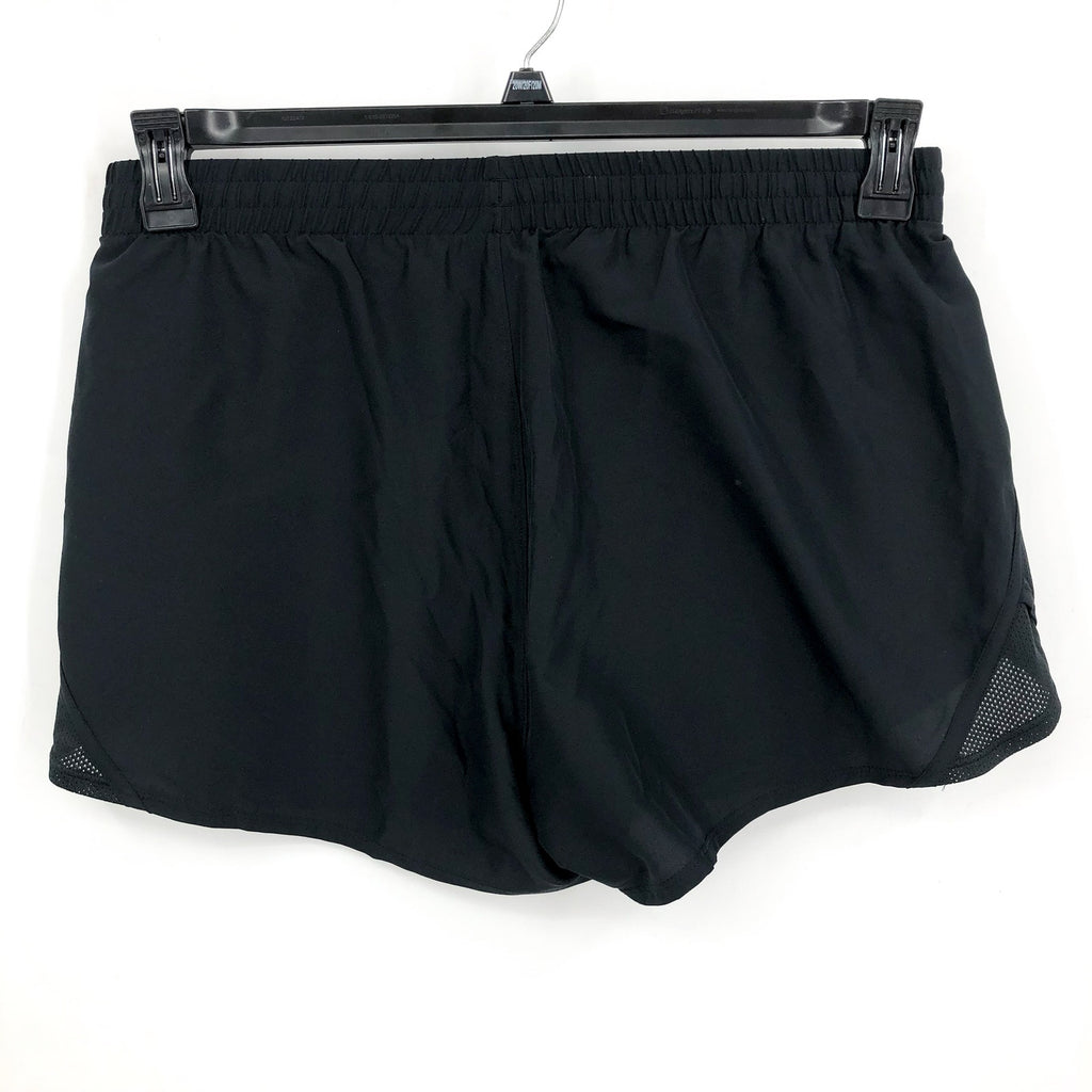 UNDER ARMOUR Women's Fly By 2 in 1 Athletic Shorts Large Black Stretch NWT