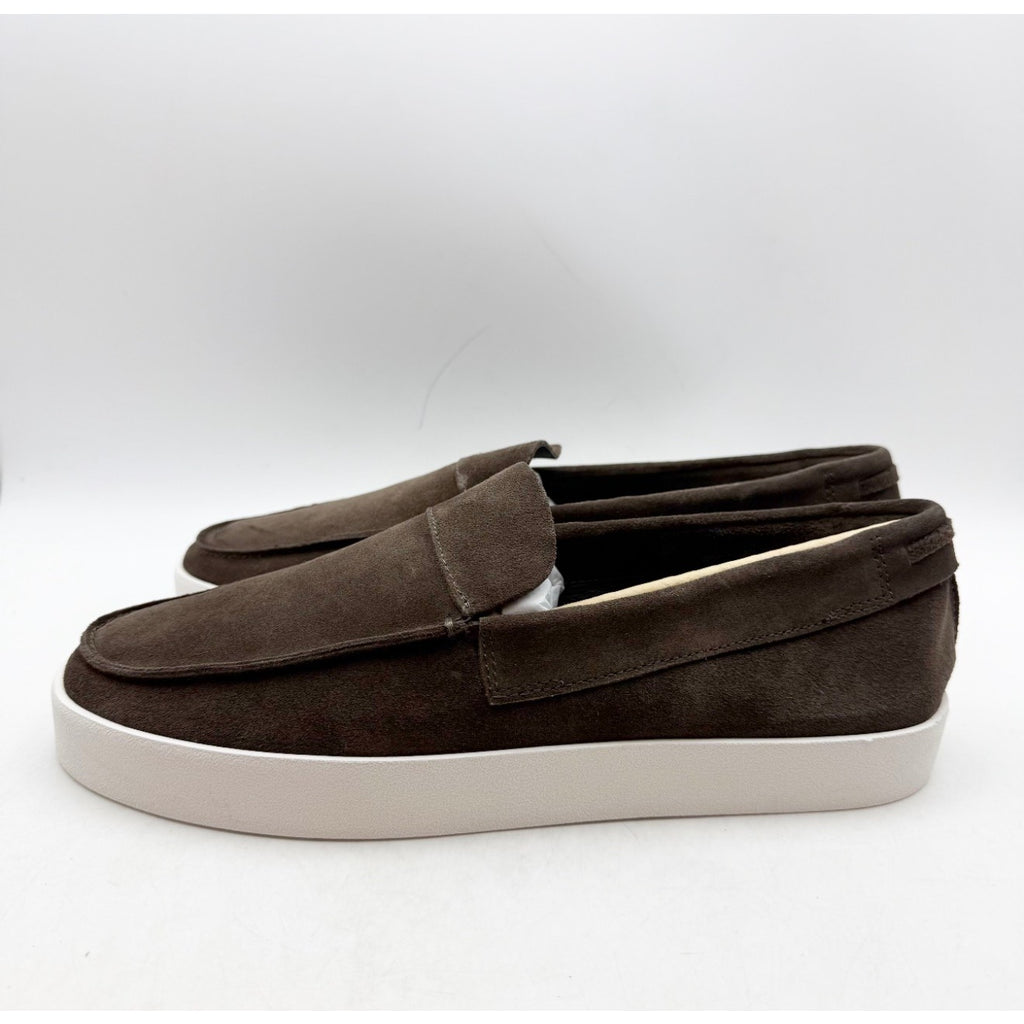Saint Morta Men's Hemisphere Slip On Loafers Size 8 Brown White Suede NIB