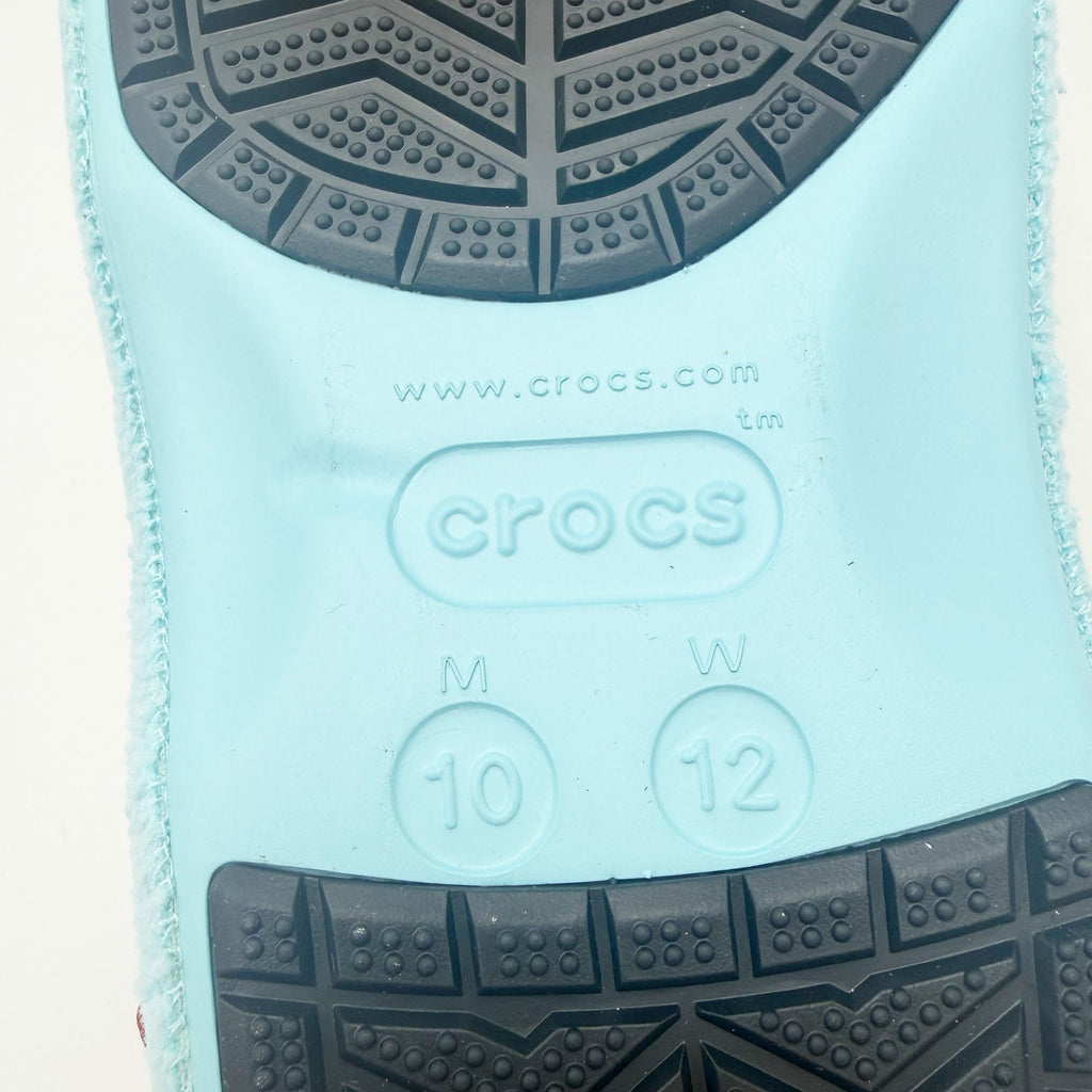 Crocs Classic Zen Garden RO Clogs Womens 12 Mens 10 Blue Multicolor Terry SR NWT