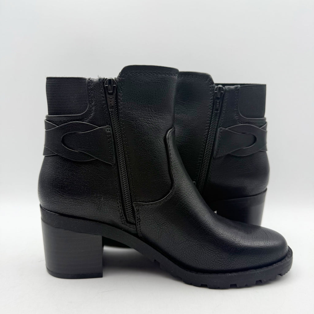 Baretraps Womens Dezzi Ankle Bootie Size 6.5 M EU 37 Black Boots NWOB