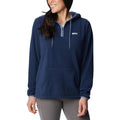 Columbia Womens Tidal Fleece Hoodie XS Blue Pocket Pullover NWT