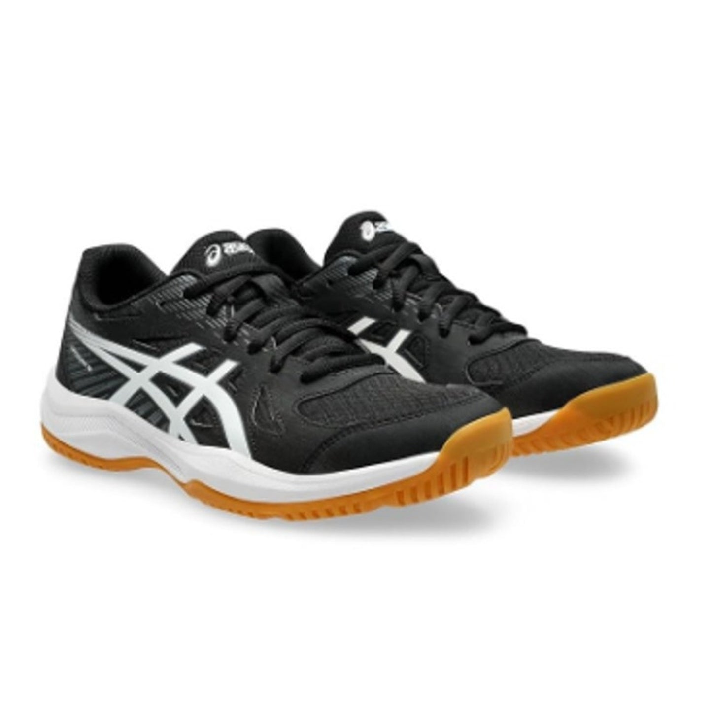 ASICS Womens Upcourt 6 Athletic Shoes US 11.5 EU 44 White Black Volleyball NIB