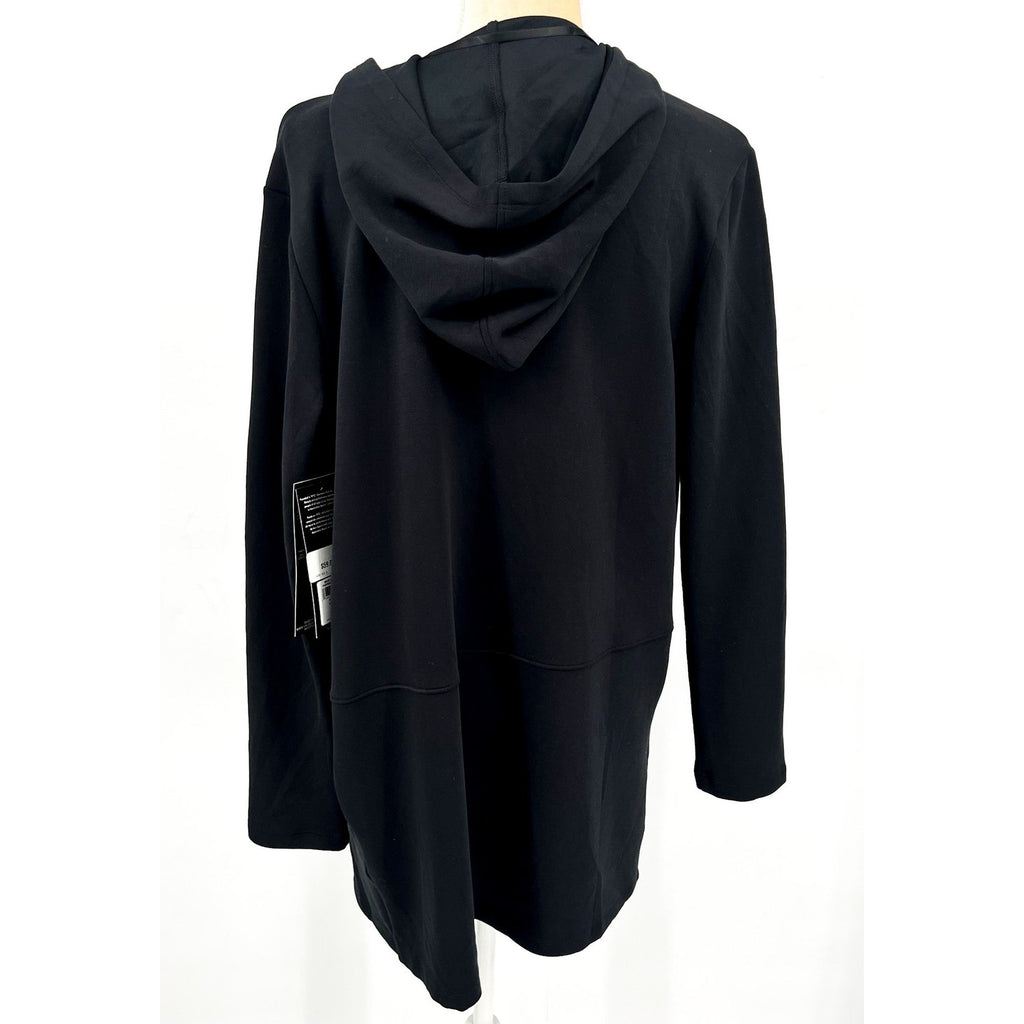 SKECHERS Women's Skechluxe Elevate Restful Hoodigan Jacket Small Black NWT