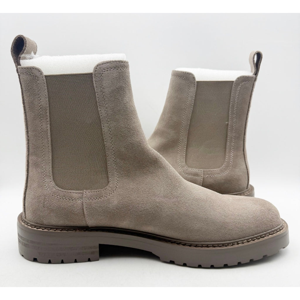Saint Morta Men's Chunky Chelsea Boots Size 10 EU 44 Taupe Gray NIB