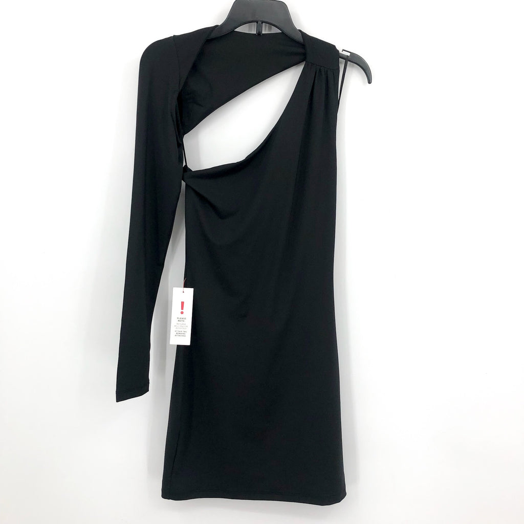 BARDOT Women's Londyn Mini Dress Small Black Cut Out Stretch Bodycon NWT