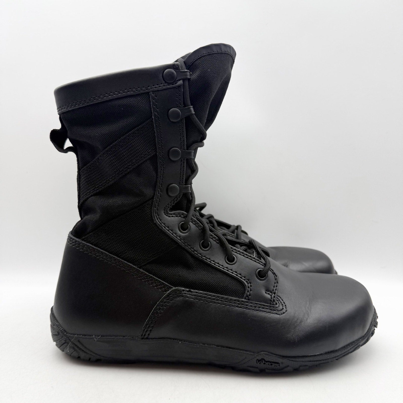 Belleville Mens 8" Mini-Mil TR102 Minimalist Boots US 9 Wide Black NWOB