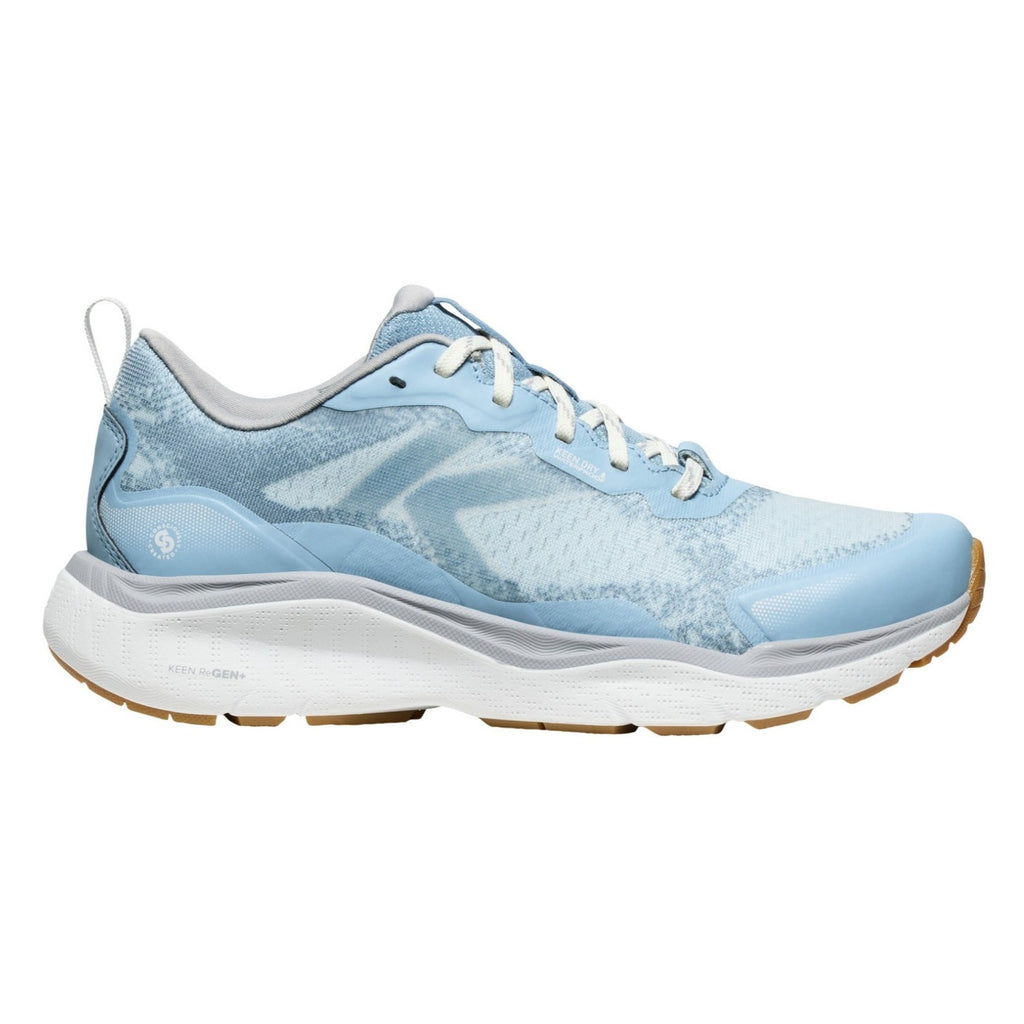 Keen Womens Leiki Hiking Shoes Size 9.5 Blue White Waterproof Sneakers NWOB