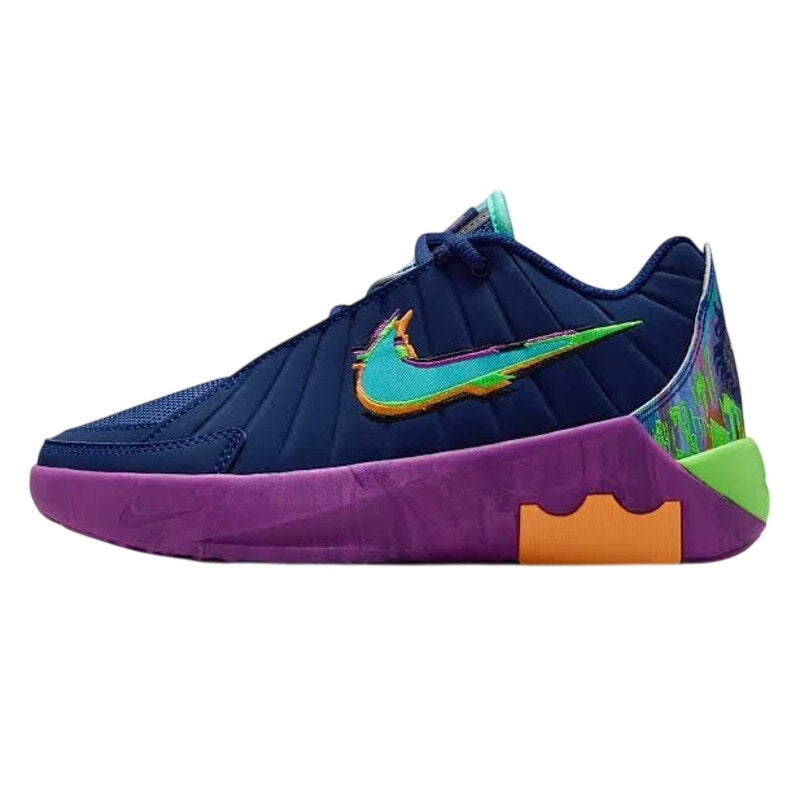 NIKE Kids Lebron Witness lx Kc Sneakers US 7 Youth EU 40 Blue Muulticolor NIB