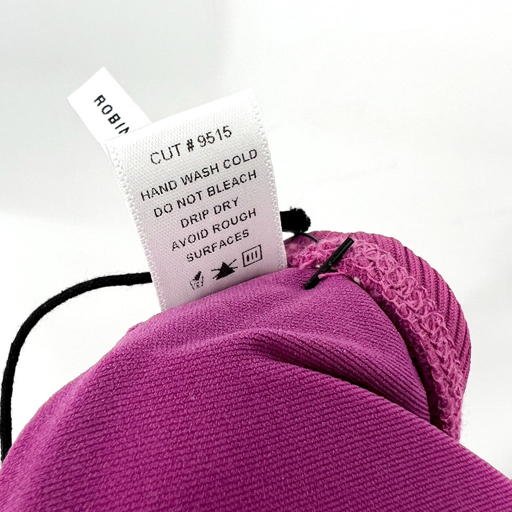 ROBIN PICCONE Amy One Piece Swimsuit Size 2 Purple Lotus High Neck Open Back NWT