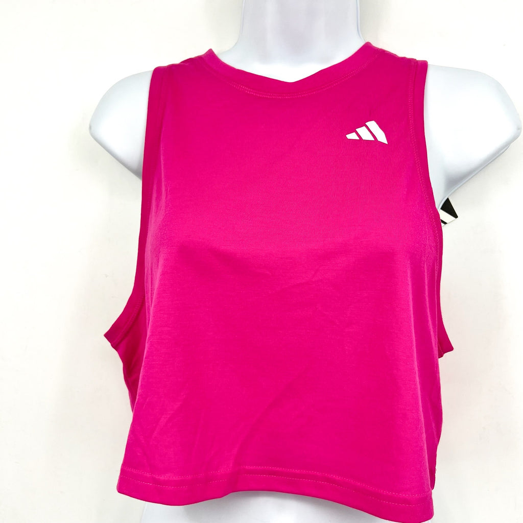 ADIDAS Womens Train Essentials Boxy Workout Tank Top Small Pink NWT