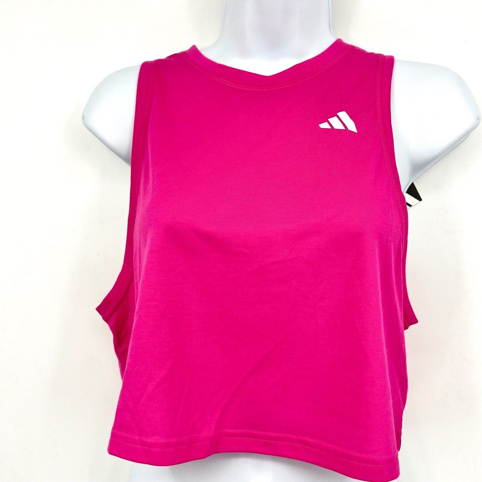 ADIDAS Womens Train Essentials Boxy Workout Tank Top Small Pink NWT