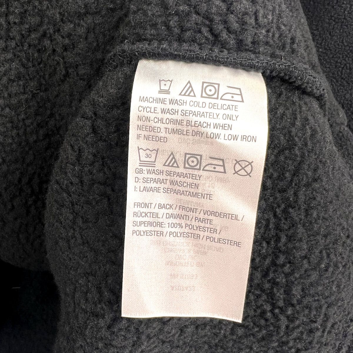 DENIM & CO. Women's Fleece Bonded Sherpa Jacket 5X Black NWOT