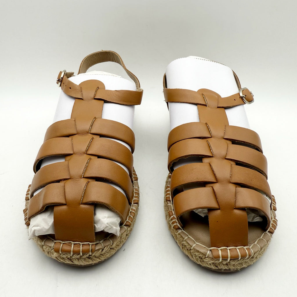 Sam Edelman Kids Kora Sandals US 2 M EU 33.5 Brown Leather NIB