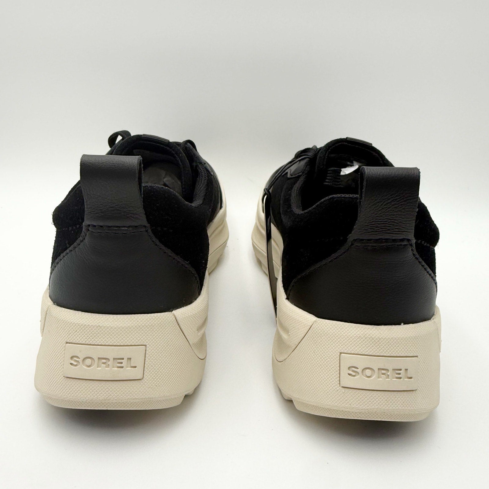 Sorel Womens Ona 503 Everyday Low Sneakers US 10.5 Black Leather Waterproof NIB